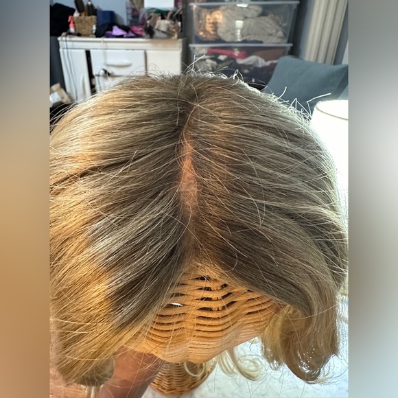 Raquel Welch Down Time SS Golden Wheat Lacefront 100%Handtied Plucked &Thinned - Picture 9 of 13